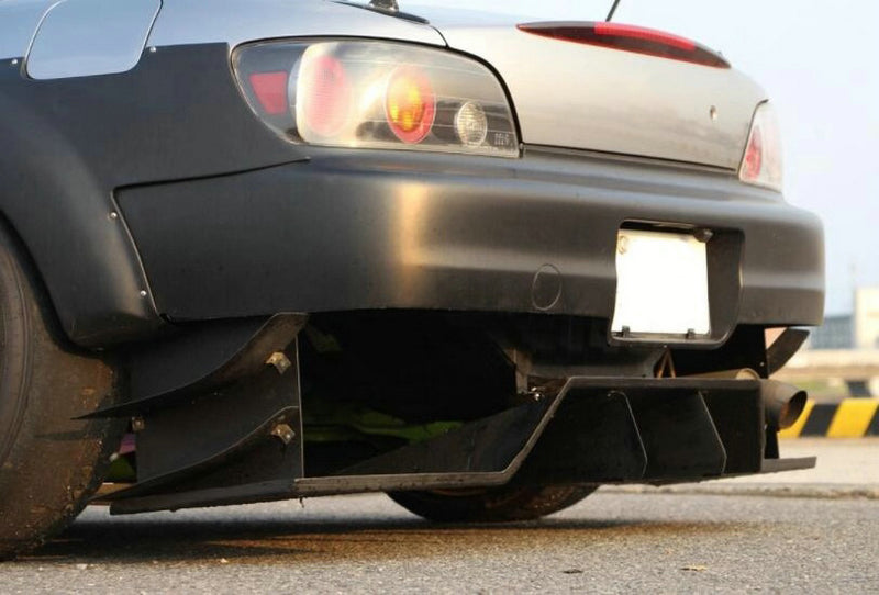 Universal JDM GT500 Style Rear Under Diffuser