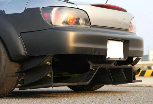 Universal JDM GT500 Style Rear Under Diffuser
