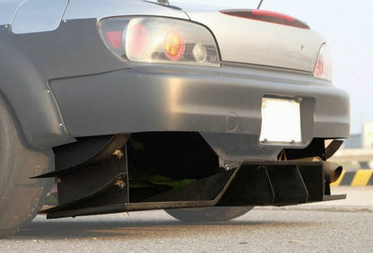 Universal JDM GT500 Style Rear Under Diffuser