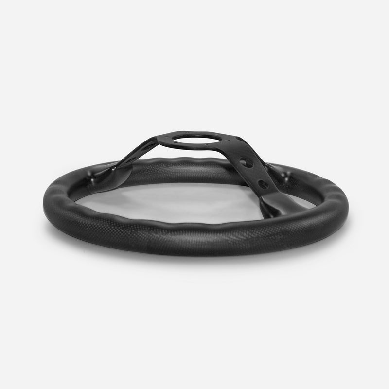 Universal D Type Steering wheel (340mm diameter, deep around 60mm, 6 bolts 70mm PCD (Same fitment with MOMO, OMP & Sparco)