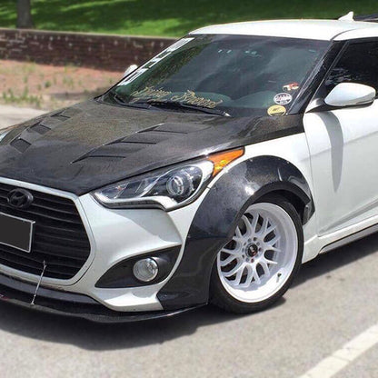 Hyundai Veloster 2011-2017 Sema Style Front & Rear Fender Flares 4 Pcs