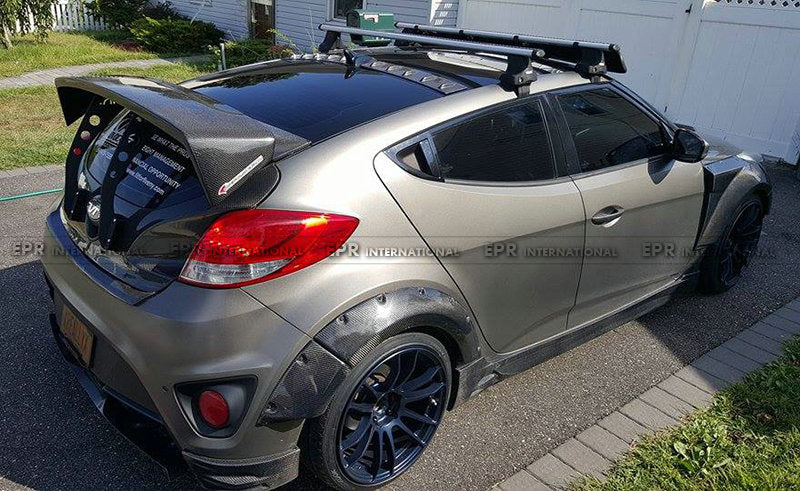 Hyundai Veloster 2011-2017 EGR Style Front & Rear Fender Flares 8 Pcs