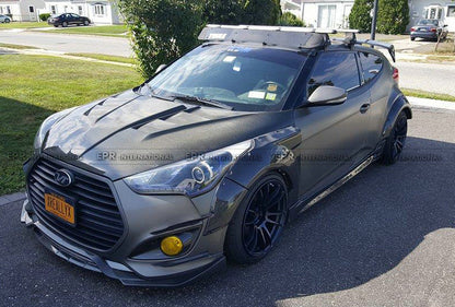 Hyundai Veloster 2011-2017 EGR Style Front & Rear Fender Flares 8 Pcs