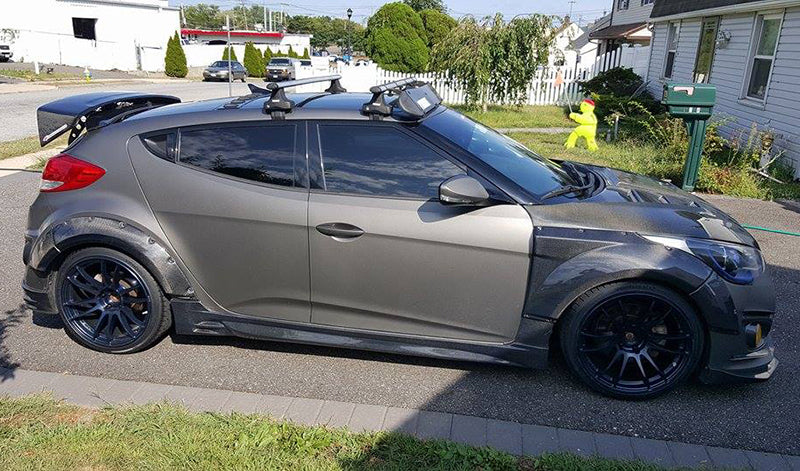 Hyundai Veloster 2011-2017 EGR Style Front & Rear Fender Flares 8 Pcs