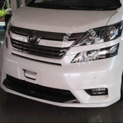 Toyota 08-11 Vellfire 20 series AH20 TR Style front lip (For S body)