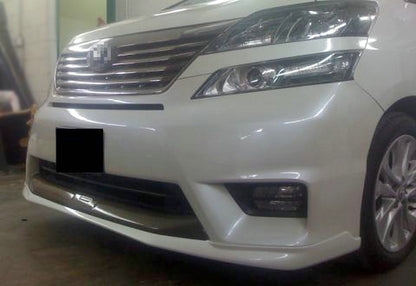 Toyota 08-11 Vellfire 20 series AH20 TR Style front lip (For S body)