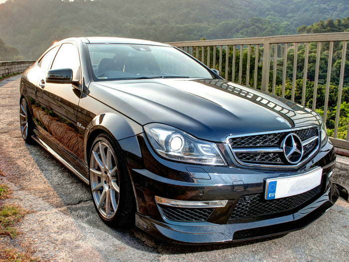 MERCEDES BENZ C-Class W204 C63 REVO RBS II Style Front Lip face-lifted (Sedan or Coupe)