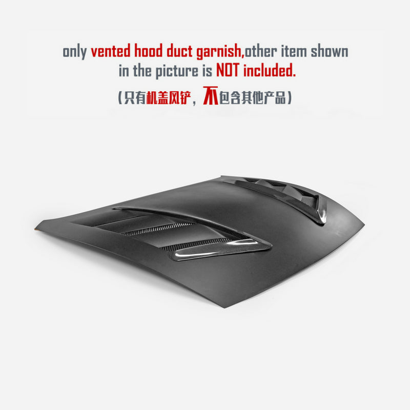 Nissan 09 onwards 370Z Z34 AMS Style Vented Hood duct garnish