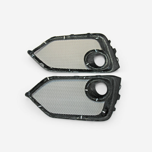 Honda Civic FK7 (FC SI) Front fog light cover replacement With Aluminium Grilles (NOT fit FK8)