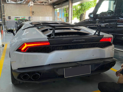 Lamborghini 14 onwards Huracan LP580 LP610 Vor Type Rear GT Spoiler
