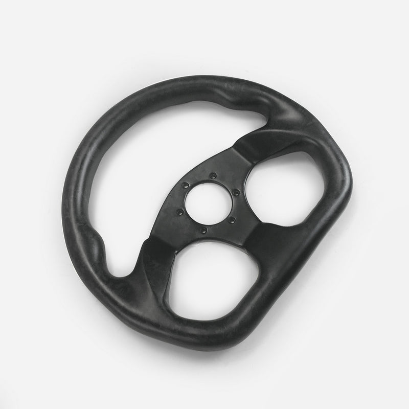 Universal Flat Type Steering wheel  (320mm diamete, 6 bolts 70mm PCD (Same fitment with MOMO, OMP & Sparco)