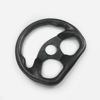 Universal Flat Type Steering wheel  (320mm diamete, 6 bolts 70mm PCD (Same fitment with MOMO, OMP & Sparco)
