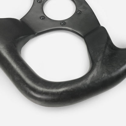 Universal Flat Type Steering wheel  (320mm diamete, 6 bolts 70mm PCD (Same fitment with MOMO, OMP & Sparco)