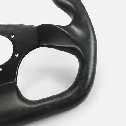 Universal Flat Type Steering wheel  (320mm diamete, 6 bolts 70mm PCD (Same fitment with MOMO, OMP & Sparco)