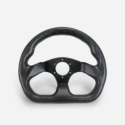 Universal Flat Type Steering wheel  (320mm diamete, 6 bolts 70mm PCD (Same fitment with MOMO, OMP & Sparco)