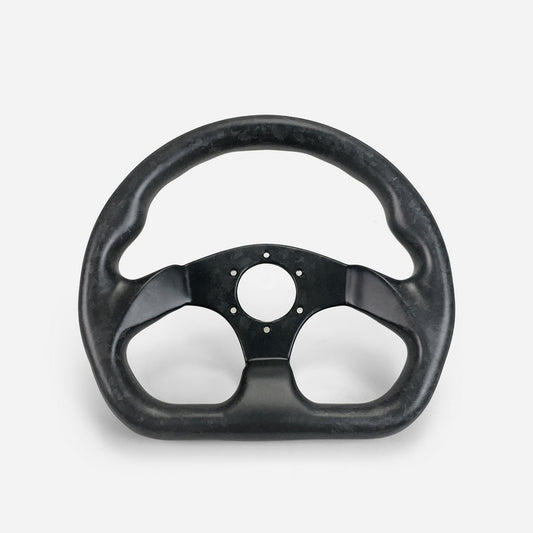 Universal Flat Type Steering wheel  (320mm diamete, 6 bolts 70mm PCD (Same fitment with MOMO, OMP & Sparco)