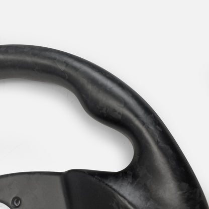 Universal Flat Type Steering wheel  (320mm diamete, 6 bolts 70mm PCD (Same fitment with MOMO, OMP & Sparco)