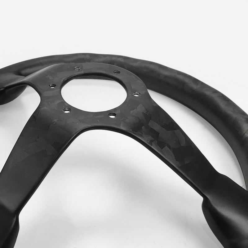 Universal Deep Dish Type Steering wheel (335mm diameter, deep around 60mm, 6 bolts 70mm PCD (Same fitment with MOMO, OMP & Sparco)