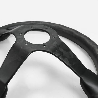 Universal Deep Dish Type Steering wheel (335mm diameter, deep around 60mm, 6 bolts 70mm PCD (Same fitment with MOMO, OMP & Sparco)