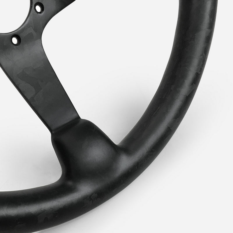 Universal Deep Dish Type Steering wheel (335mm diameter, deep around 60mm, 6 bolts 70mm PCD (Same fitment with MOMO, OMP & Sparco)