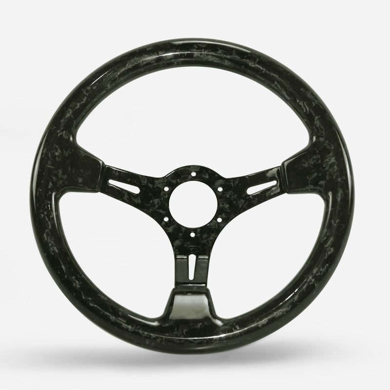 Universal R Type Steering wheel (350mm diameter, deep around 60mm, 6 bolts 70mm PCD (Same fitment with MOMO, OMP & Sparco)Sparco)