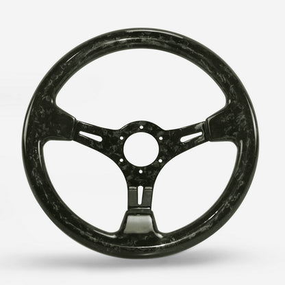 Universal R Type Steering wheel (350mm diameter, deep around 60mm, 6 bolts 70mm PCD (Same fitment with MOMO, OMP & Sparco)Sparco)