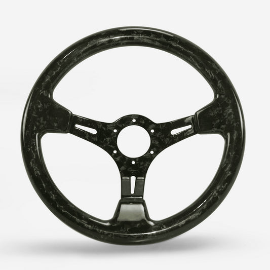 Universal R Type Steering wheel (350mm diameter, deep around 60mm, 6 bolts 70mm PCD (Same fitment with MOMO, OMP & Sparco)Sparco)