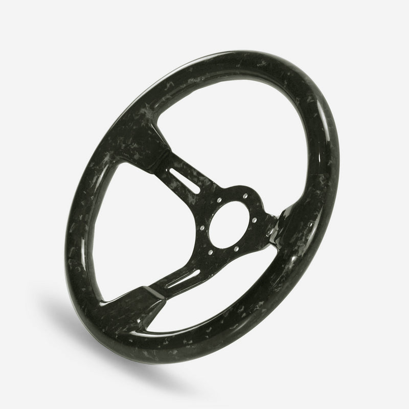 Universal R Type Steering wheel (350mm diameter, deep around 60mm, 6 bolts 70mm PCD (Same fitment with MOMO, OMP & Sparco)Sparco)