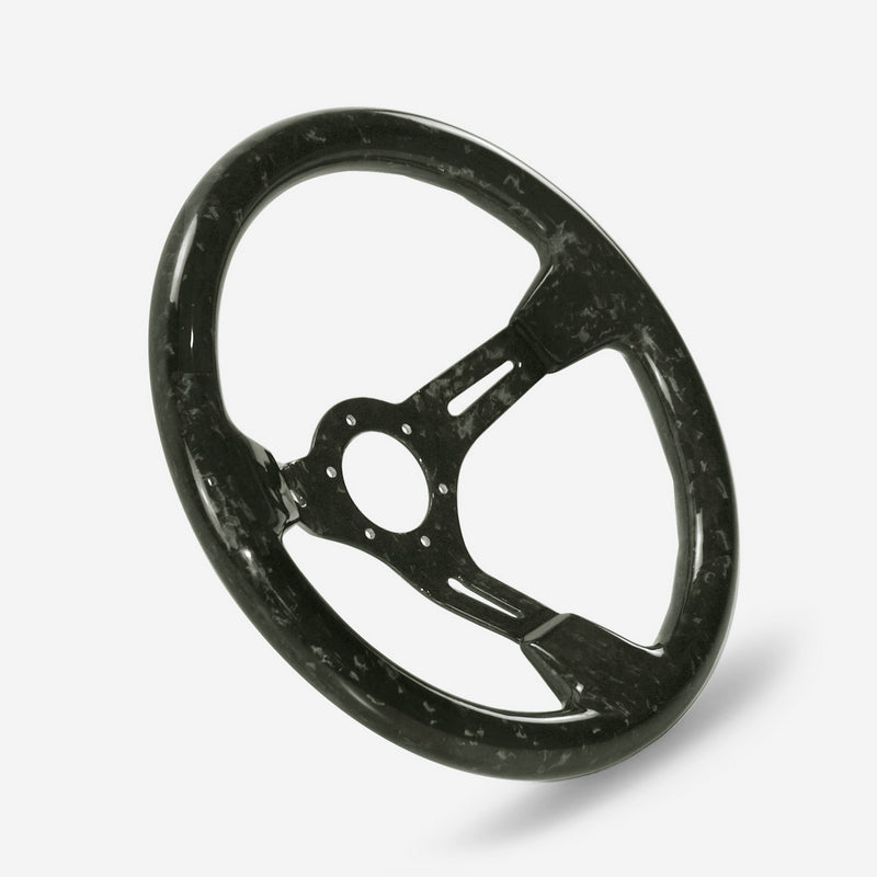 Universal R Type Steering wheel (350mm diameter, deep around 60mm, 6 bolts 70mm PCD (Same fitment with MOMO, OMP & Sparco)Sparco)