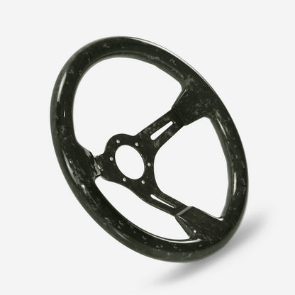 Universal R Type Steering wheel (350mm diameter, deep around 60mm, 6 bolts 70mm PCD (Same fitment with MOMO, OMP & Sparco)Sparco)