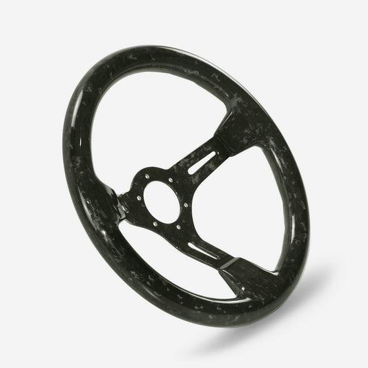 Universal R Type Steering wheel (350mm diameter, deep around 60mm, 6 bolts 70mm PCD (Same fitment with MOMO, OMP & Sparco)Sparco)