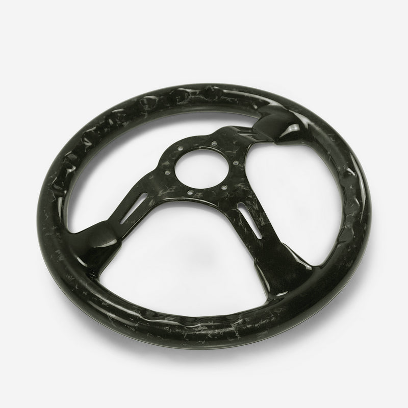 Universal R Type Steering wheel (350mm diameter, deep around 60mm, 6 bolts 70mm PCD (Same fitment with MOMO, OMP & Sparco)Sparco)