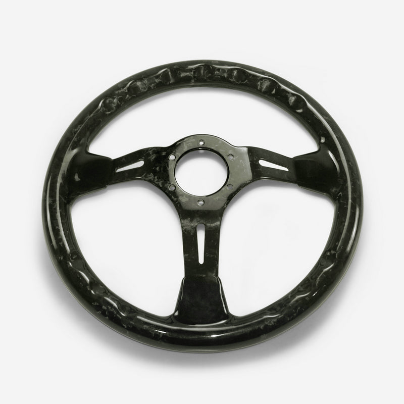 Universal R Type Steering wheel (350mm diameter, deep around 60mm, 6 bolts 70mm PCD (Same fitment with MOMO, OMP & Sparco)Sparco)