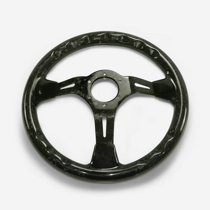 Universal R Type Steering wheel (350mm diameter, deep around 60mm, 6 bolts 70mm PCD (Same fitment with MOMO, OMP & Sparco)Sparco)