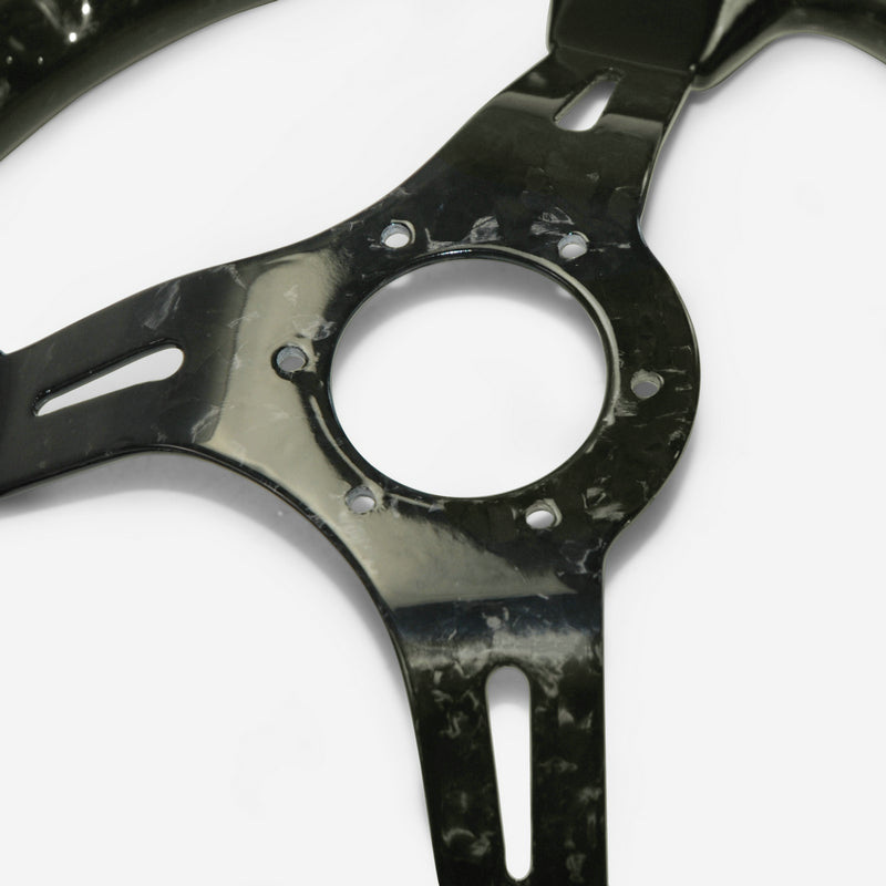 Universal R Type Steering wheel (350mm diameter, deep around 60mm, 6 bolts 70mm PCD (Same fitment with MOMO, OMP & Sparco)Sparco)