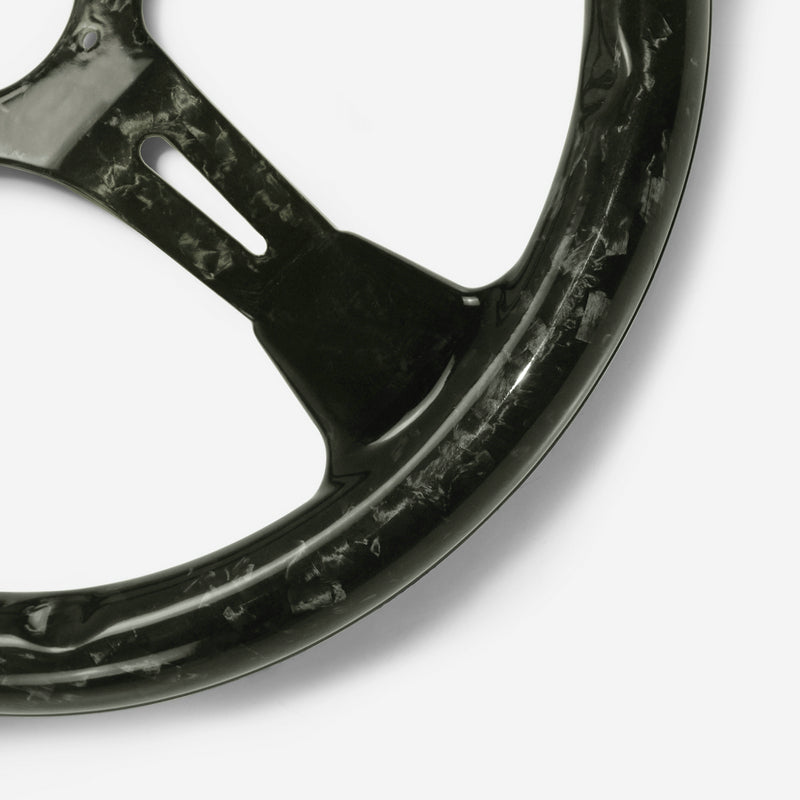 Universal R Type Steering wheel (350mm diameter, deep around 60mm, 6 bolts 70mm PCD (Same fitment with MOMO, OMP & Sparco)Sparco)