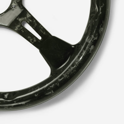 Universal R Type Steering wheel (350mm diameter, deep around 60mm, 6 bolts 70mm PCD (Same fitment with MOMO, OMP & Sparco)Sparco)