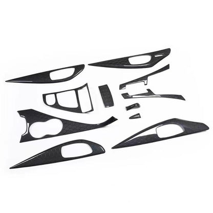 Infiniti Q50 2014+ Carbon Interior Trim 11Pcs/set (LHD only)(Driver side door cover w/hole)