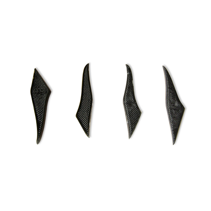 Nissan 03-08 Z33 350z TW Type front bumper canard 4pcs