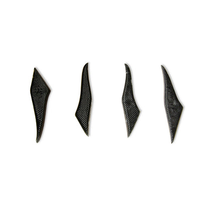 Nissan 03-08 Z33 350z TW Type front bumper canard 4pcs