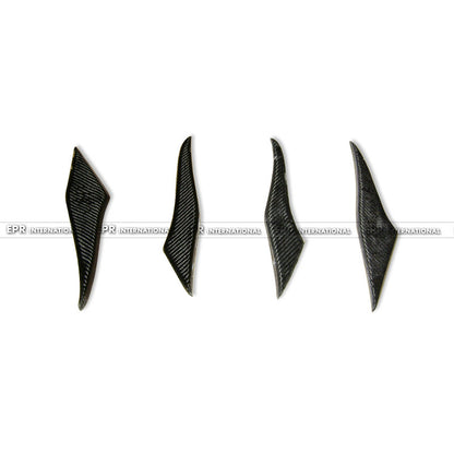 Nissan 03-08 Z33 350z TW Type front bumper canard 4pcs