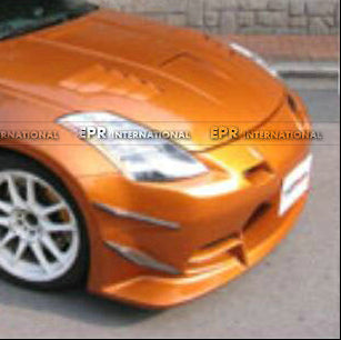 Nissan 03-08 Z33 350z TW Type front bumper canard 4pcs
