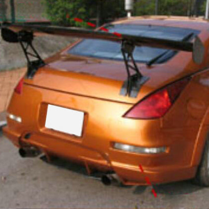Nissan 03-08 Z33 350Z TW Type rear bumper