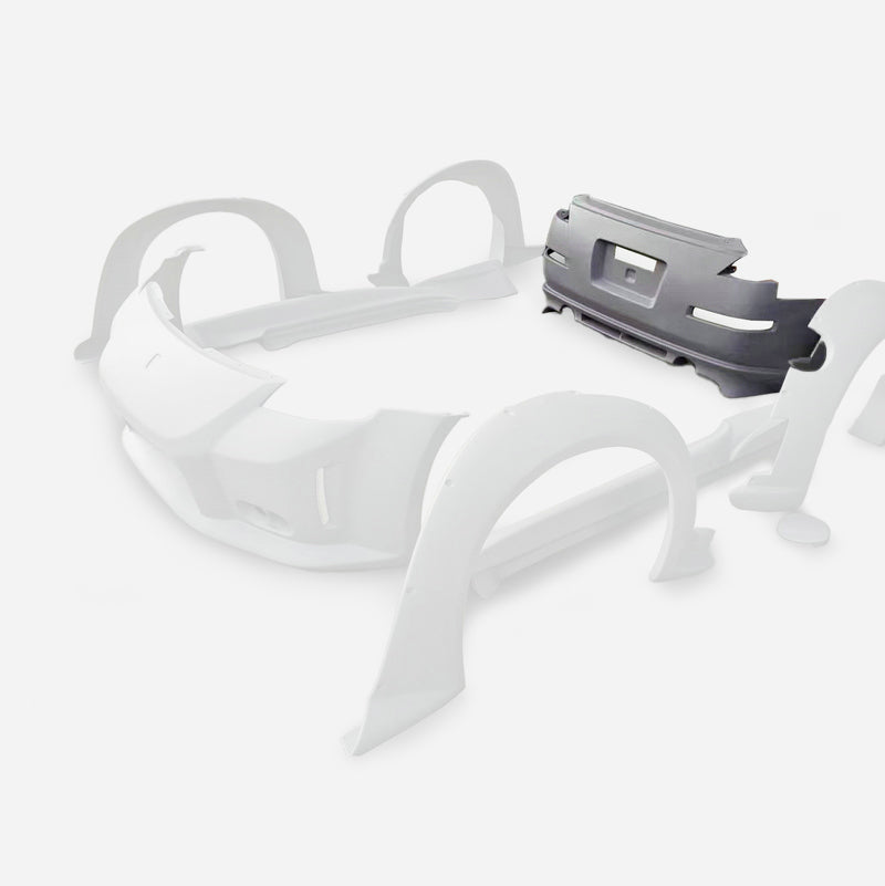 Nissan Z33 350Z VS style wide body rear bumper