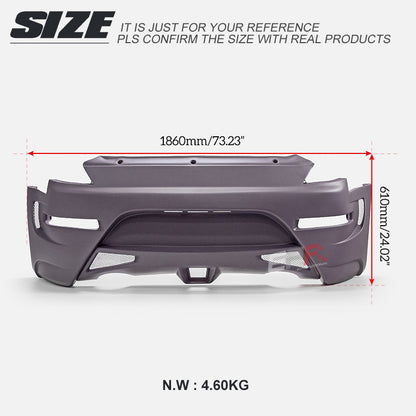 Nissan 03-08 Z33 350Z Z34AM Type rear bumper