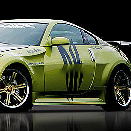 Nissan Z33 350Z DO style wide body side skirt