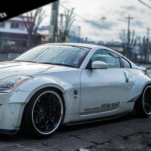 Nissan 350z SD Style Side skirt extension