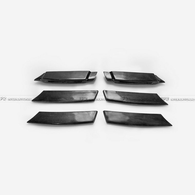 Nissan 09 onwards 370Z Z34 WBS Style Front Bumper intake (with LED light)