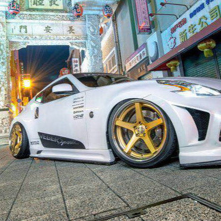 Nissan 09 onwards 370Z Z34 WBS Style Side skirt extension