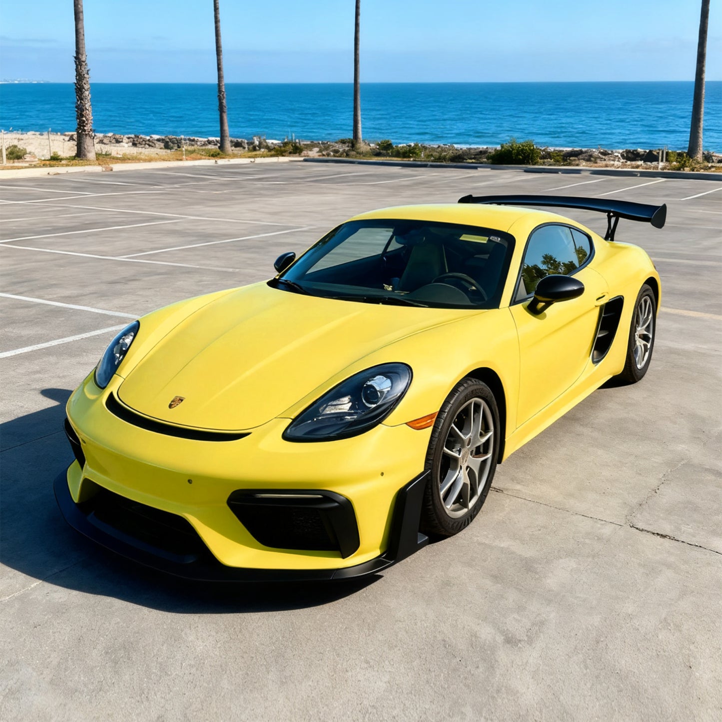 718 Cayman 982 GT4 Style Front bumper with fog light cover EPR international
